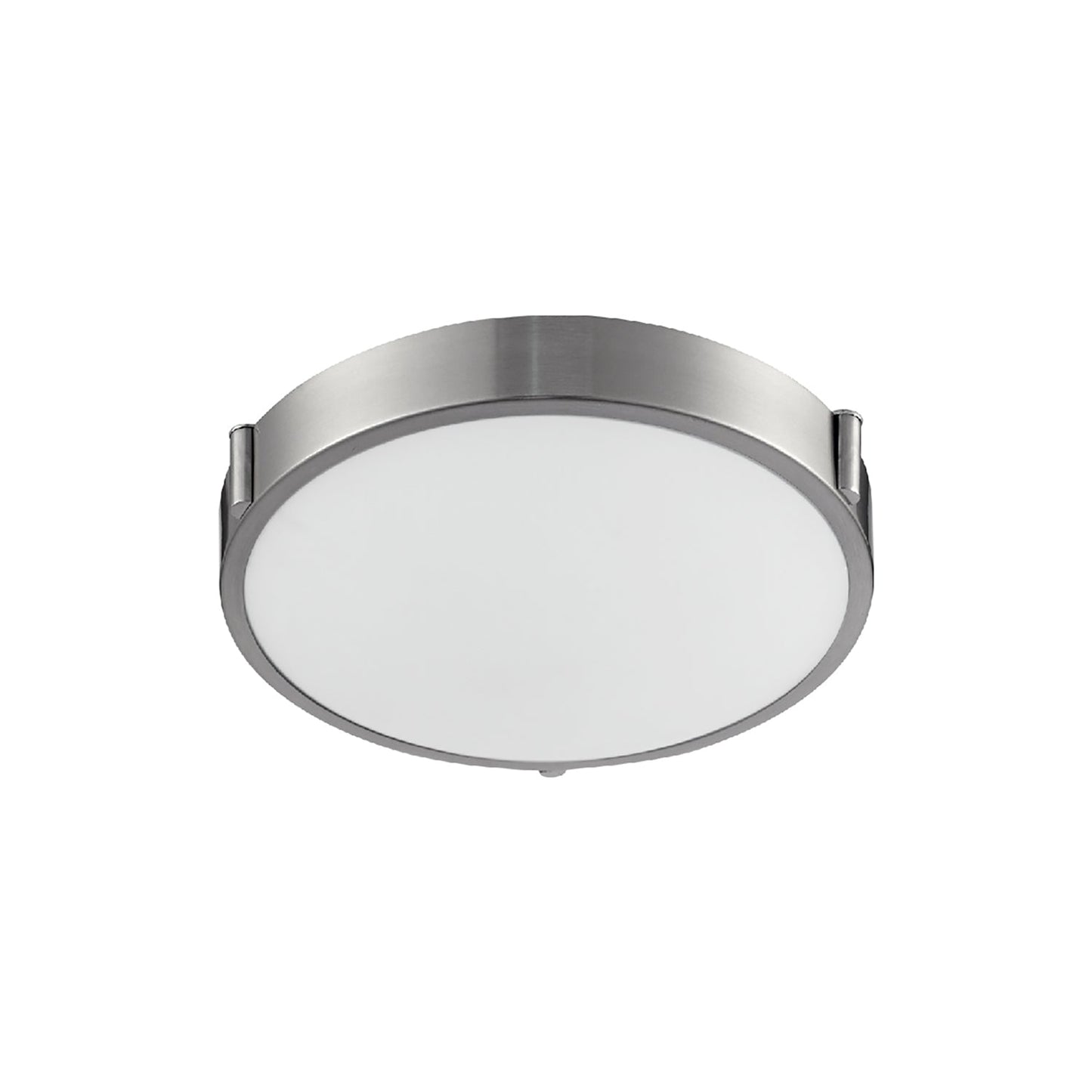 Floyd LED Flush Mount Ceiling Light in Brushed Nickel (Small).