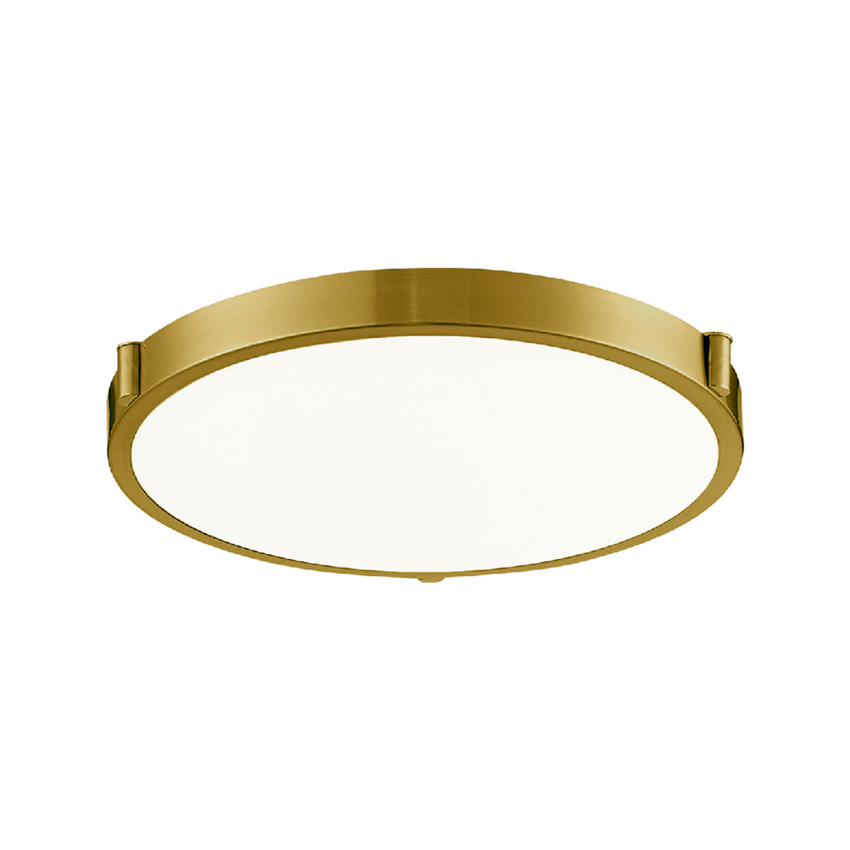 Floyd LED Flush Mount Ceiling Light in Brushed Gold (Medium).