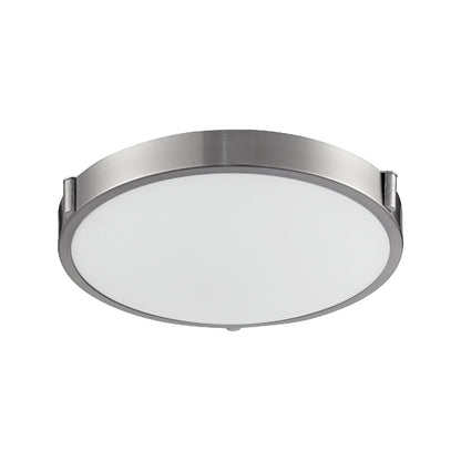 Floyd LED Flush Mount Ceiling Light in Brushed Nickel (Medium).