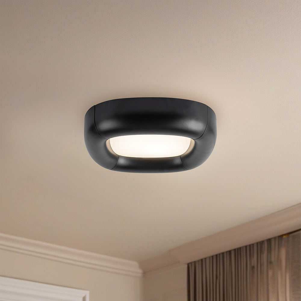 Folio LED Flush Mount Ceiling Light in Detail.