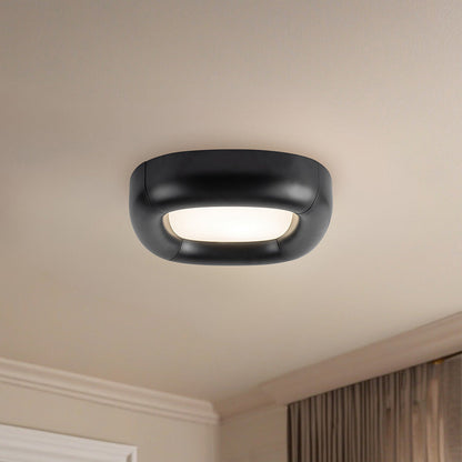 Folio LED Flush Mount Ceiling Light in Detail.