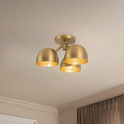 Fosso Semi Flush Mount Ceiling Light in Detail.
