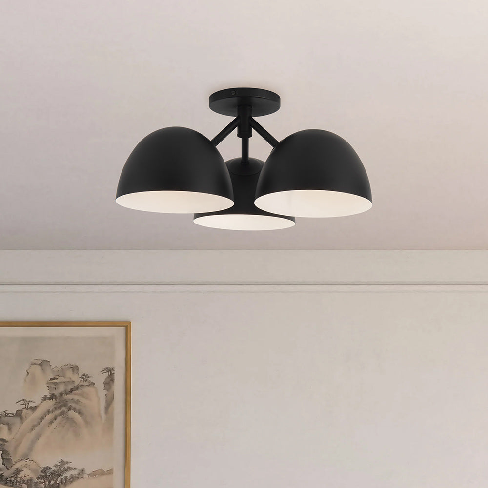 Fosso Semi Flush Mount Ceiling Light in Detail.