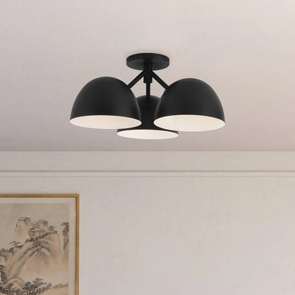 Fosso Semi Flush Mount Ceiling Light in Detail.