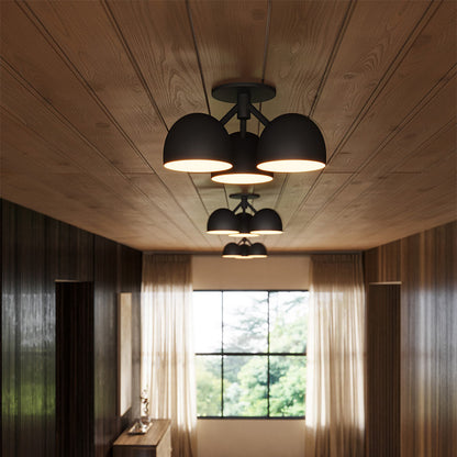 Fosso Semi Flush Mount Ceiling Light in Detail.