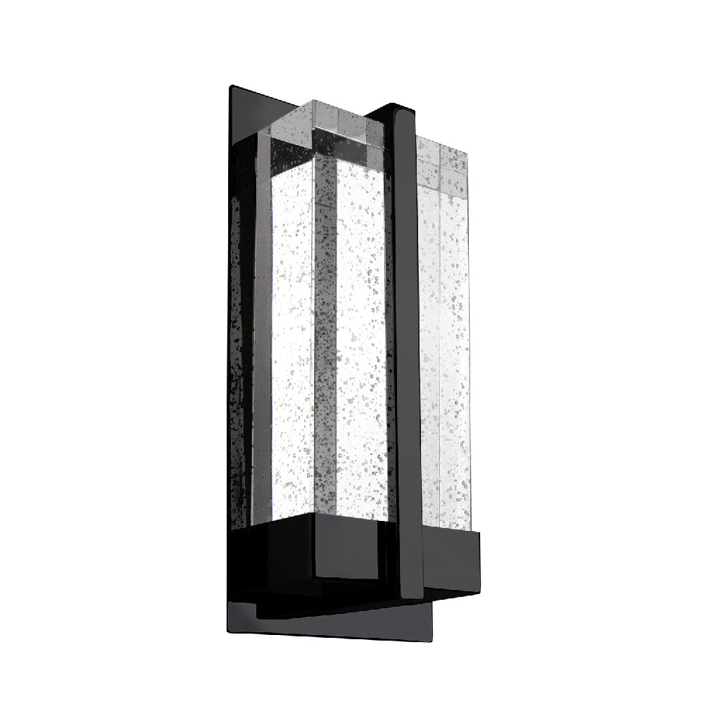 Gable LED Wall Light in Black.