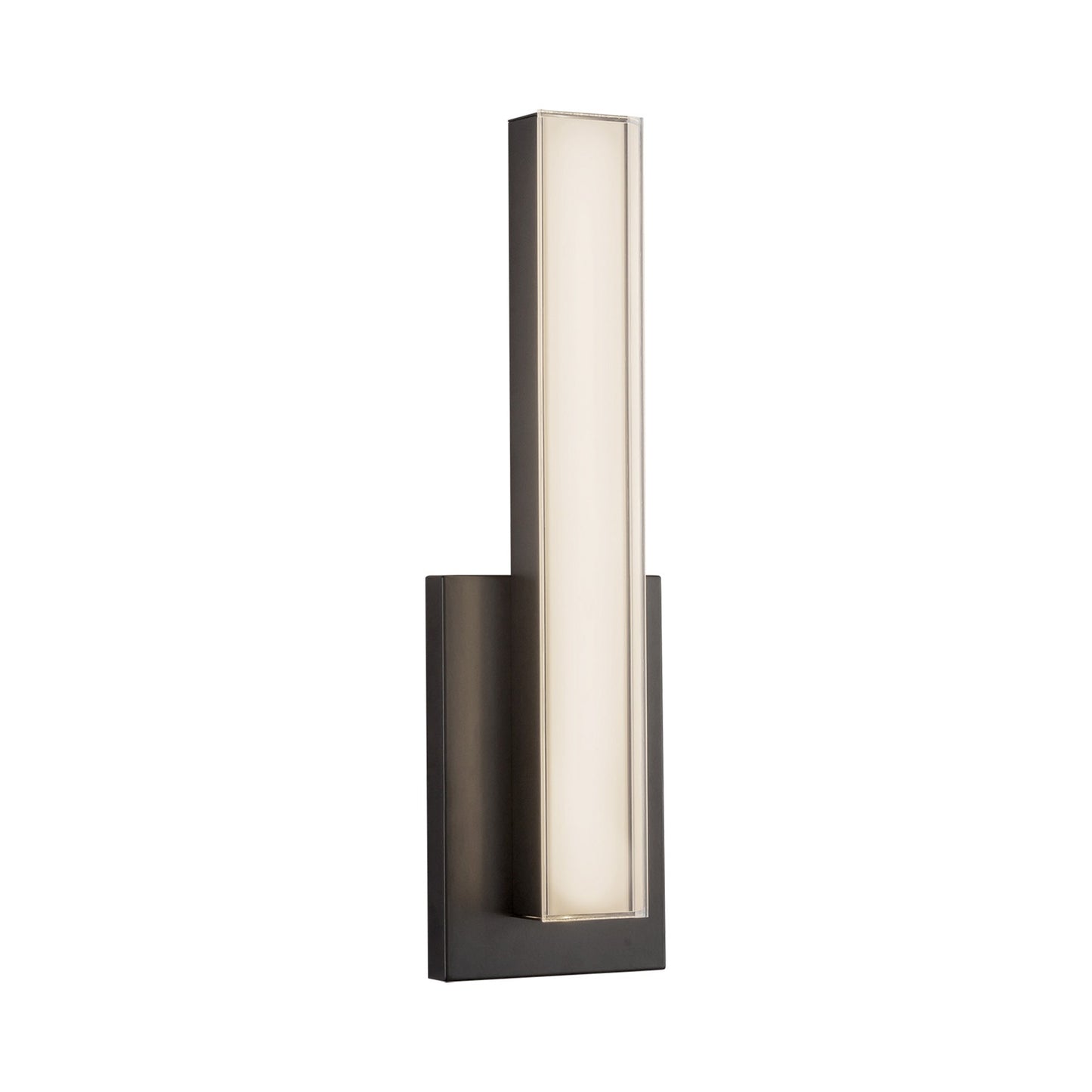 Garland Vertical LED Bath Wall Light in Black.