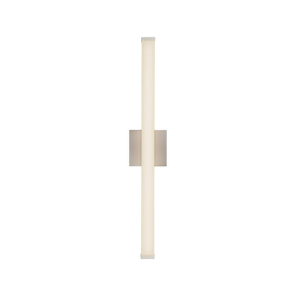 Geri LED Bath Wall Light in Brushed Nickel (30.13-Inch).