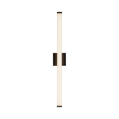 Geri LED Bath Wall Light in Black (36-Inch).