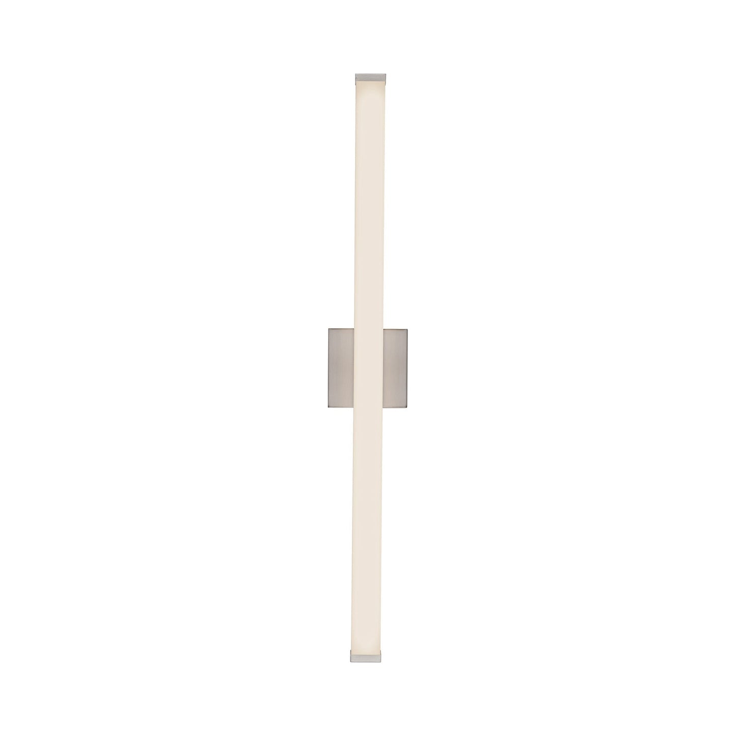 Geri LED Bath Wall Light in Brushed Nickel (36-Inch).