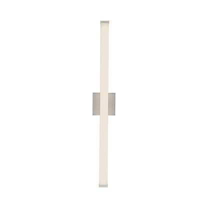 Geri LED Bath Wall Light in Brushed Nickel (36-Inch).