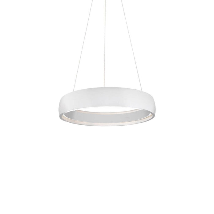 Halo LED Pendant Light in White (Small).