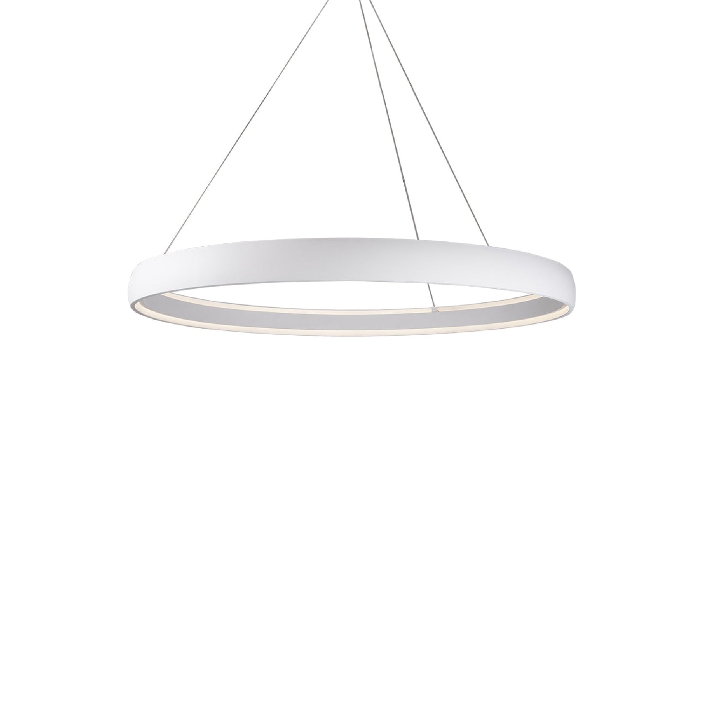 Halo LED Pendant Light in White (Large).