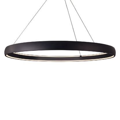 Halo LED Pendant Light in Black (X-Large).