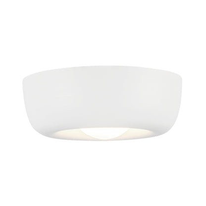 Hayden LED Flush Mount Ceiling Light in Antique White.