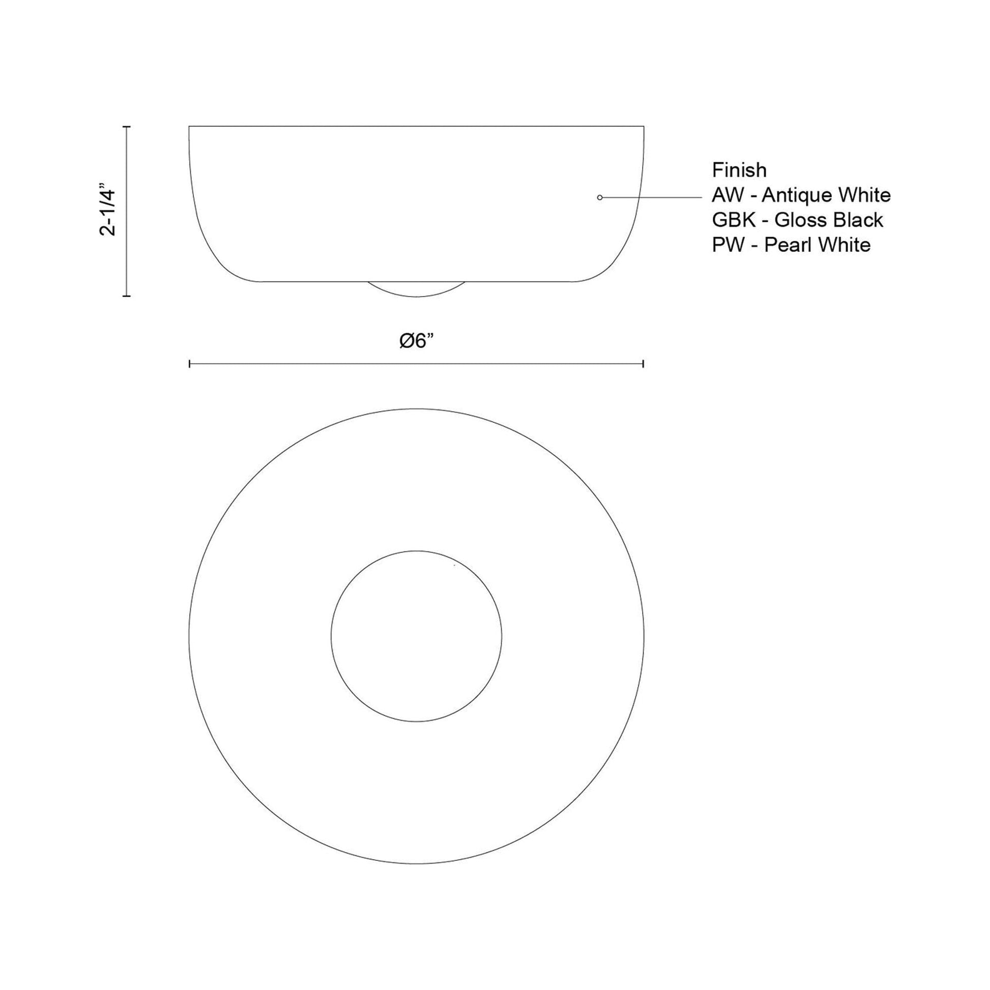 Hayden LED Flush Mount Ceiling Light - line drawing.