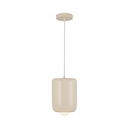 Hayden LED Pendant Light in Pearl White.