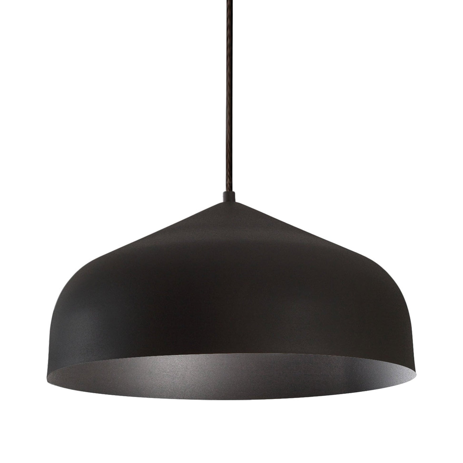 Helena Pendant Light in Black/Black (Large).