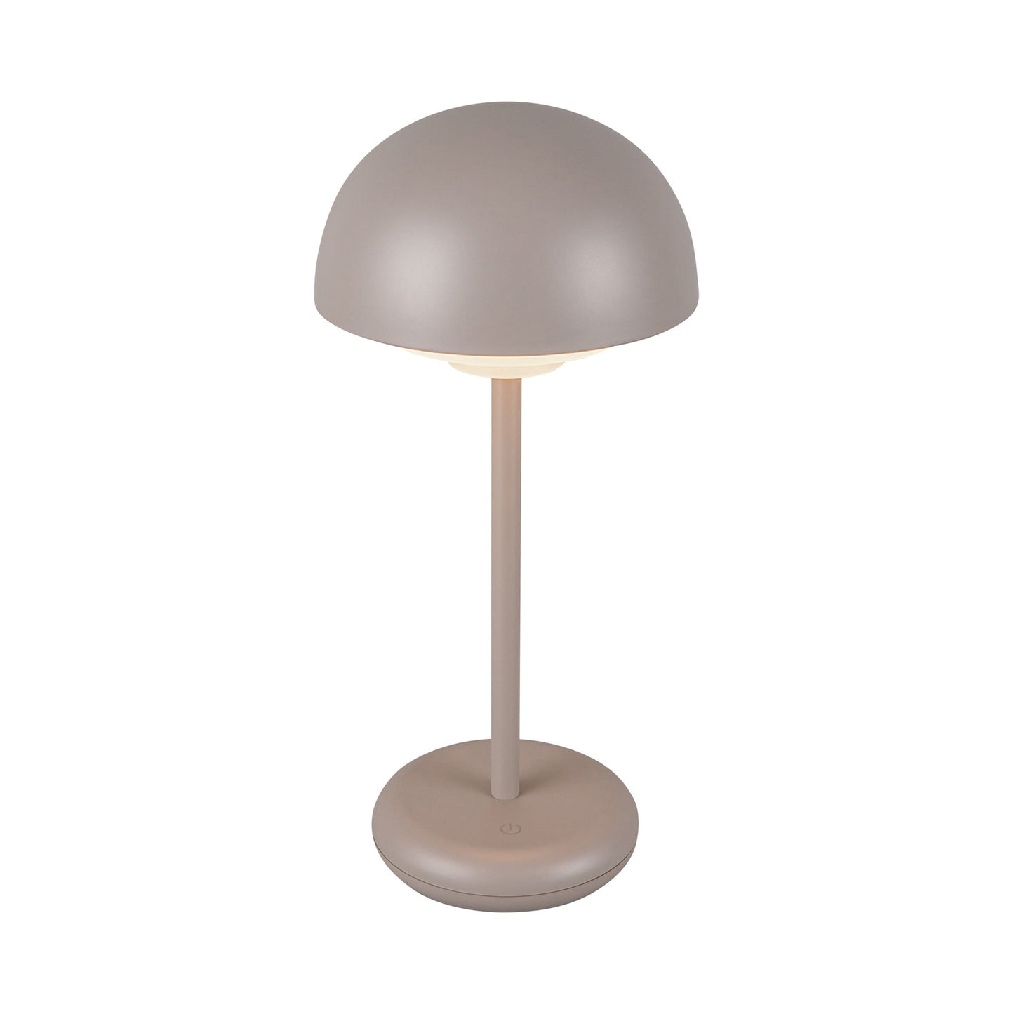 Hinata LED Table Lamp in Moonstone Gray.