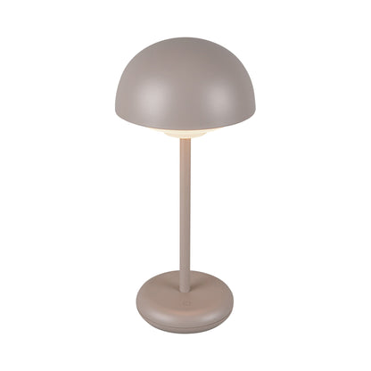 Hinata LED Table Lamp in Moonstone Gray.