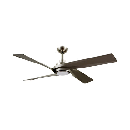 Horizon LED Ceiling Fan in Brushed Nickel.