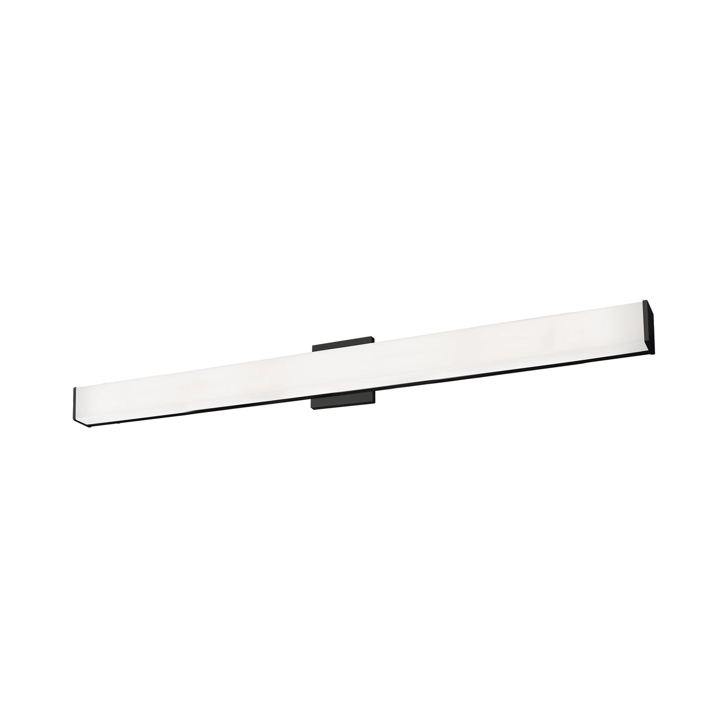 Jane LED Bath Vanity Light in Black (X-Large).