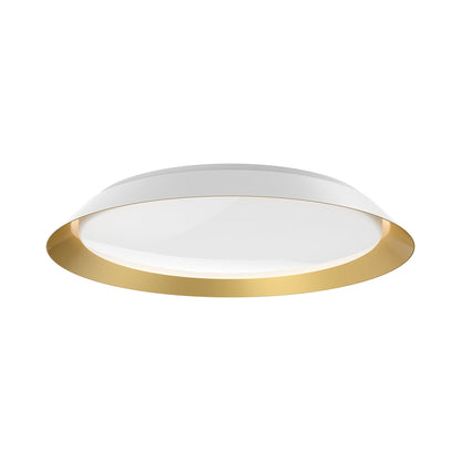 Jasper LED Flush Mount Ceiling Light in White (Large).