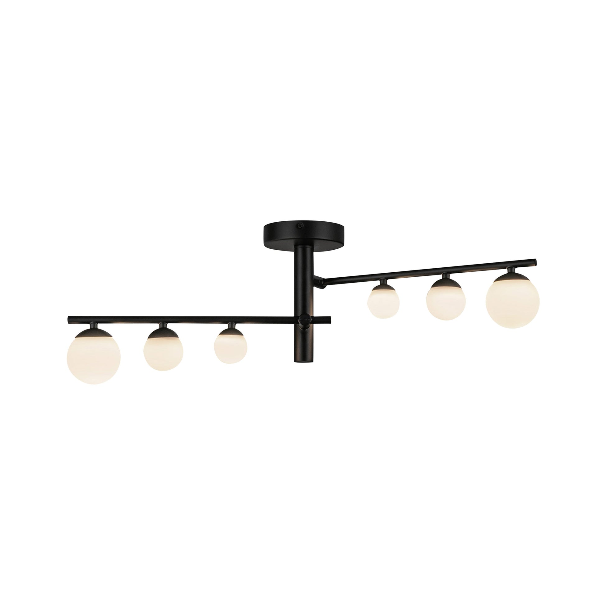Juniper LED Semi-Flush Mount Ceiling Light in Detail.