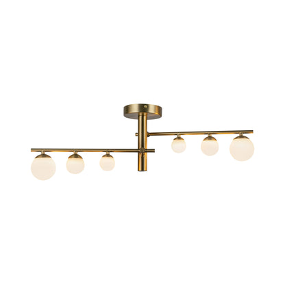Juniper LED Semi-Flush Mount Ceiling Light in Detail.