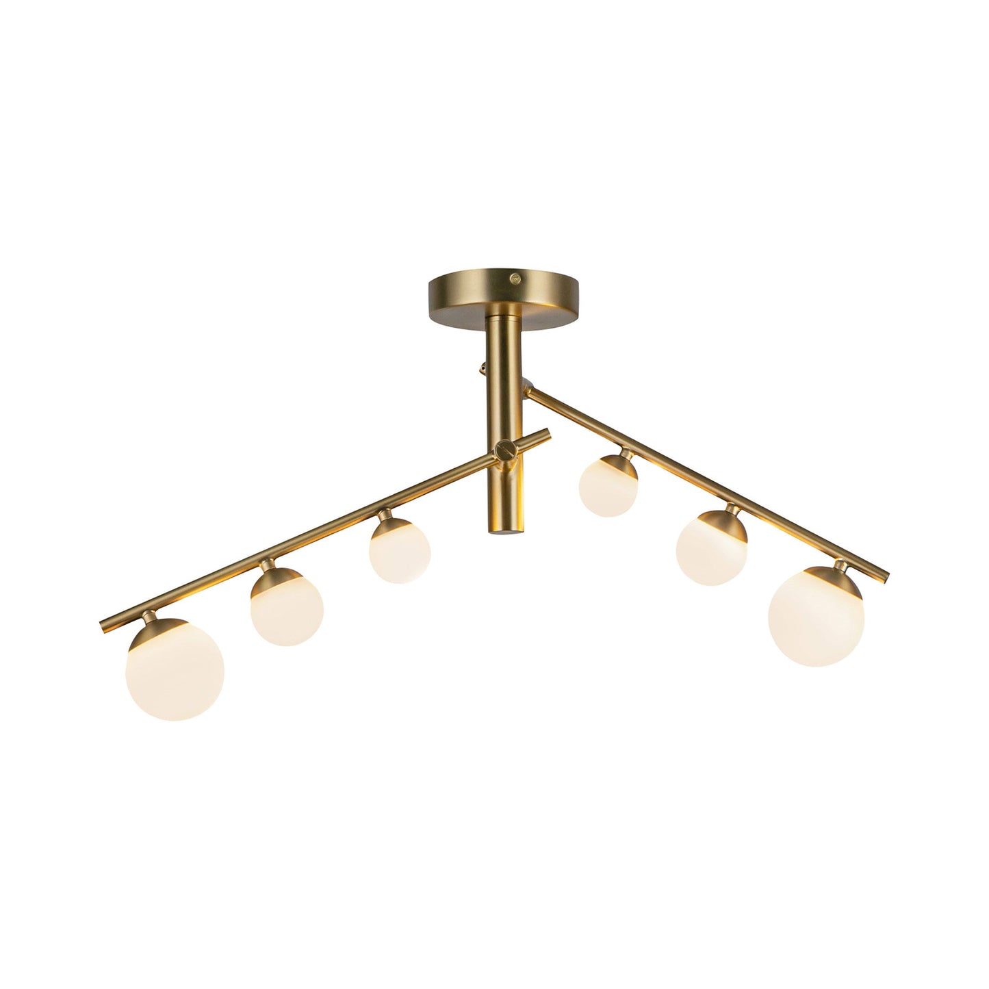 Juniper LED Semi-Flush Mount Ceiling Light in Detail.