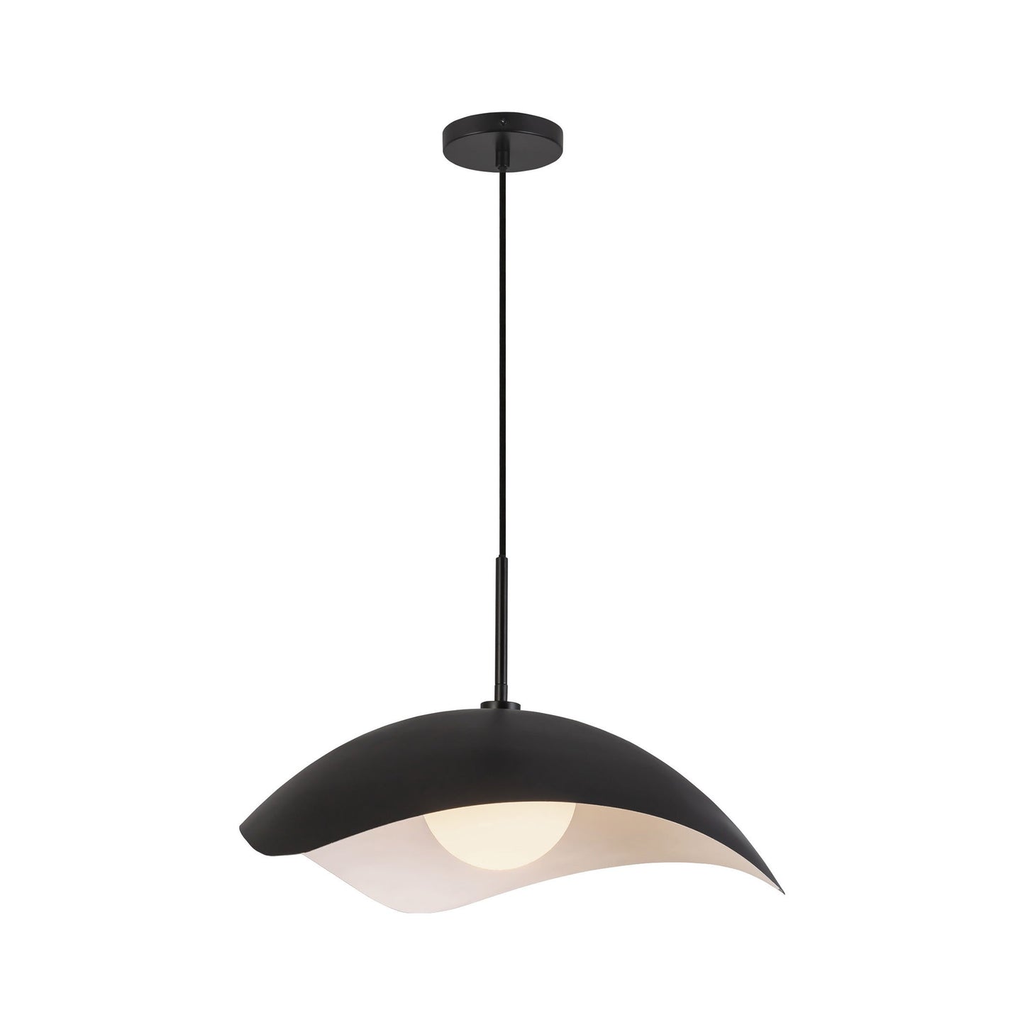 Kirby Pendant Light in Black.