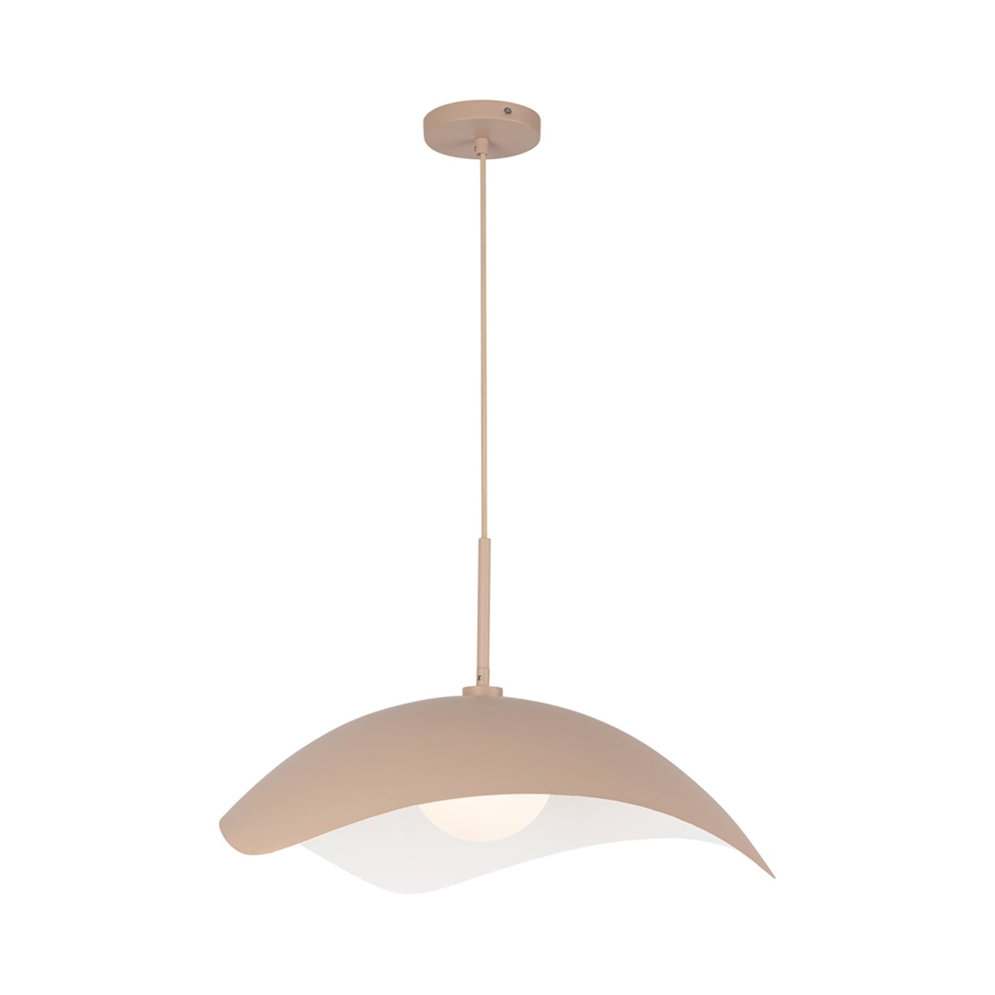 Kirby Pendant Light in Peach.