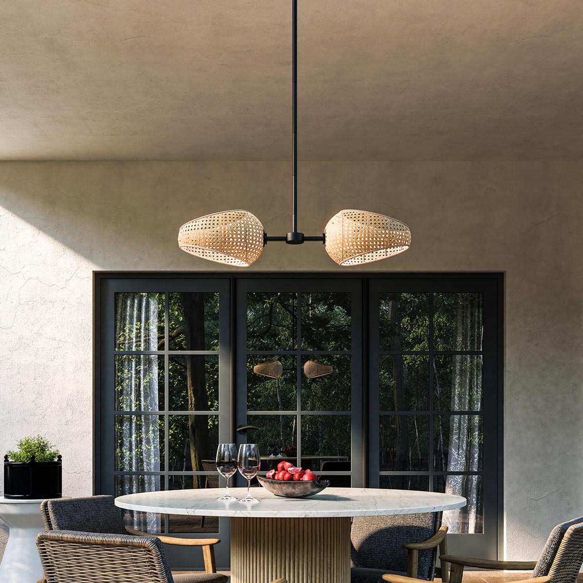 Lanai LED Pendant Light - Outside Area.