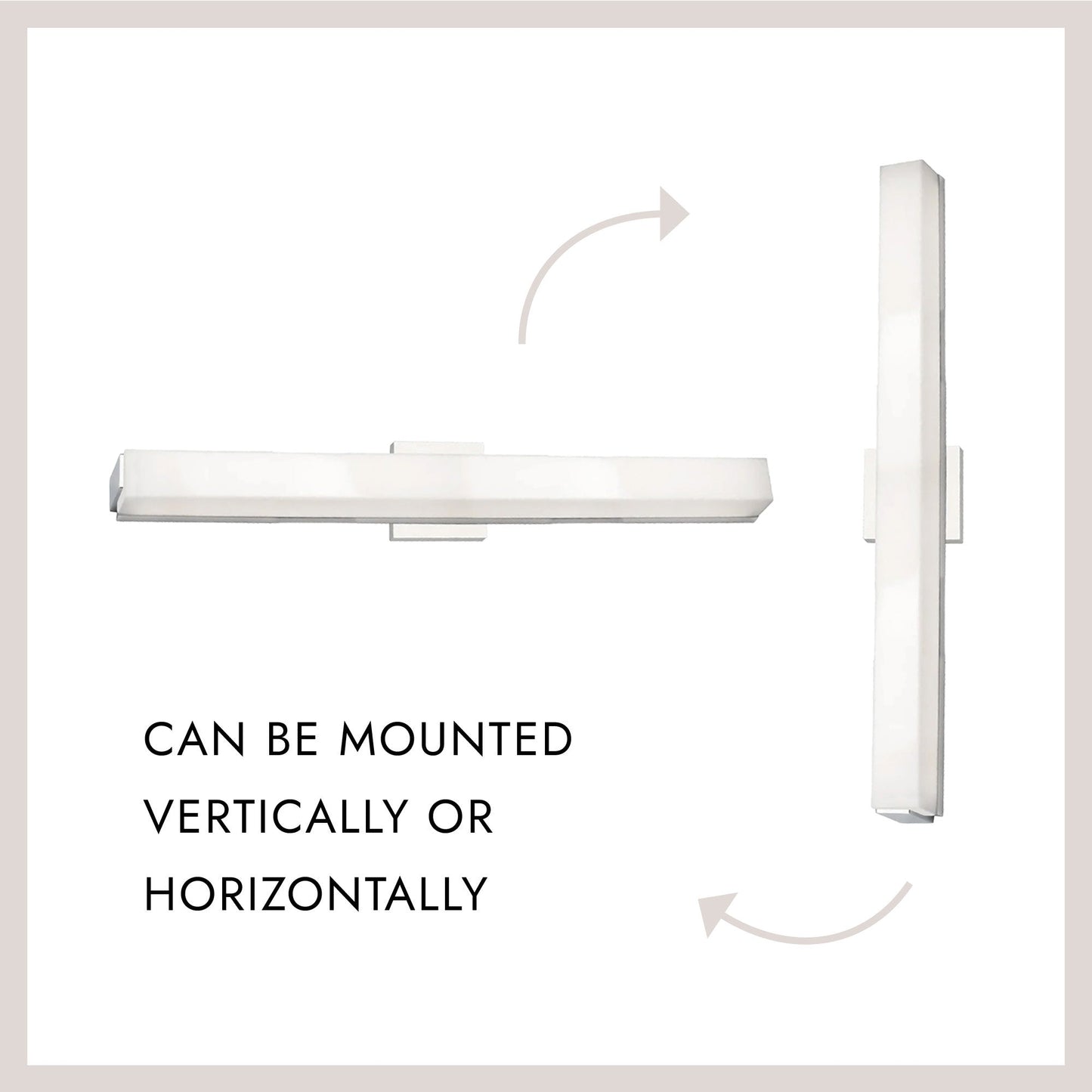 Latitude-Slim LED Bath Vanity Wall Light in Detail.