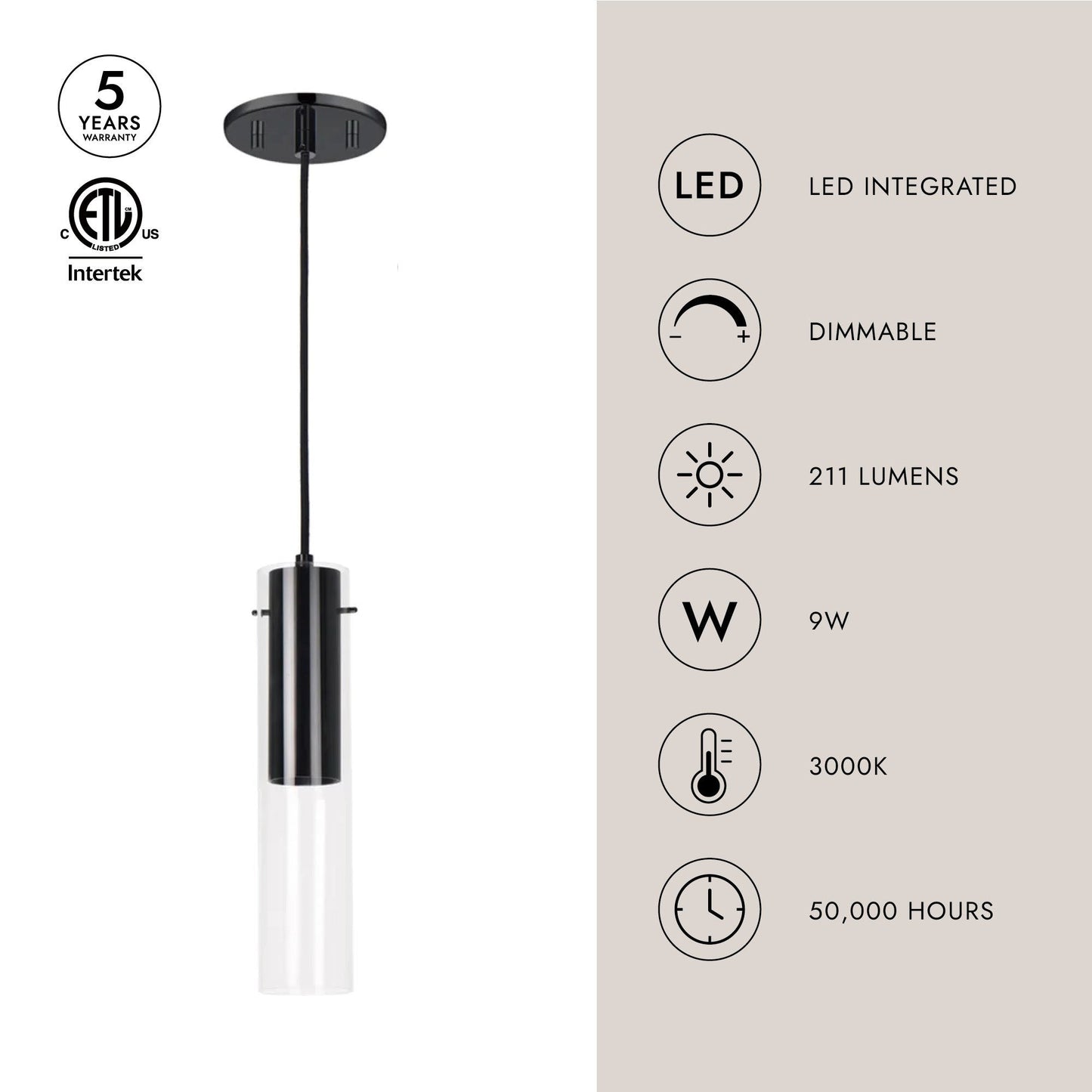 Lena LED Pendant Light in Detail.