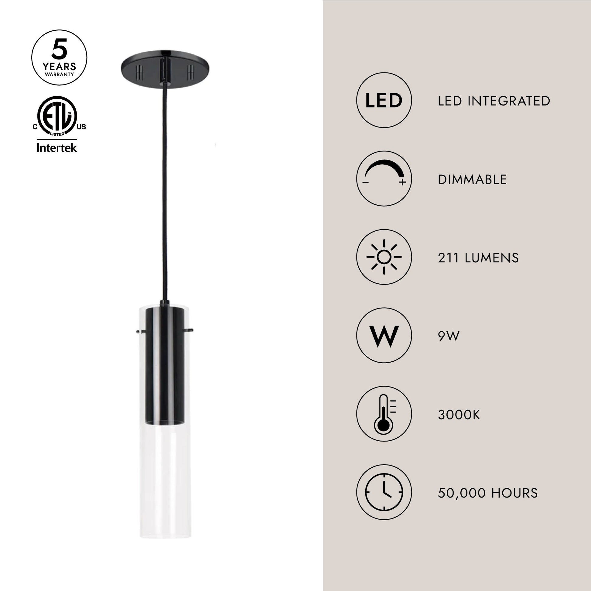 Lena LED Pendant Light in Detail.