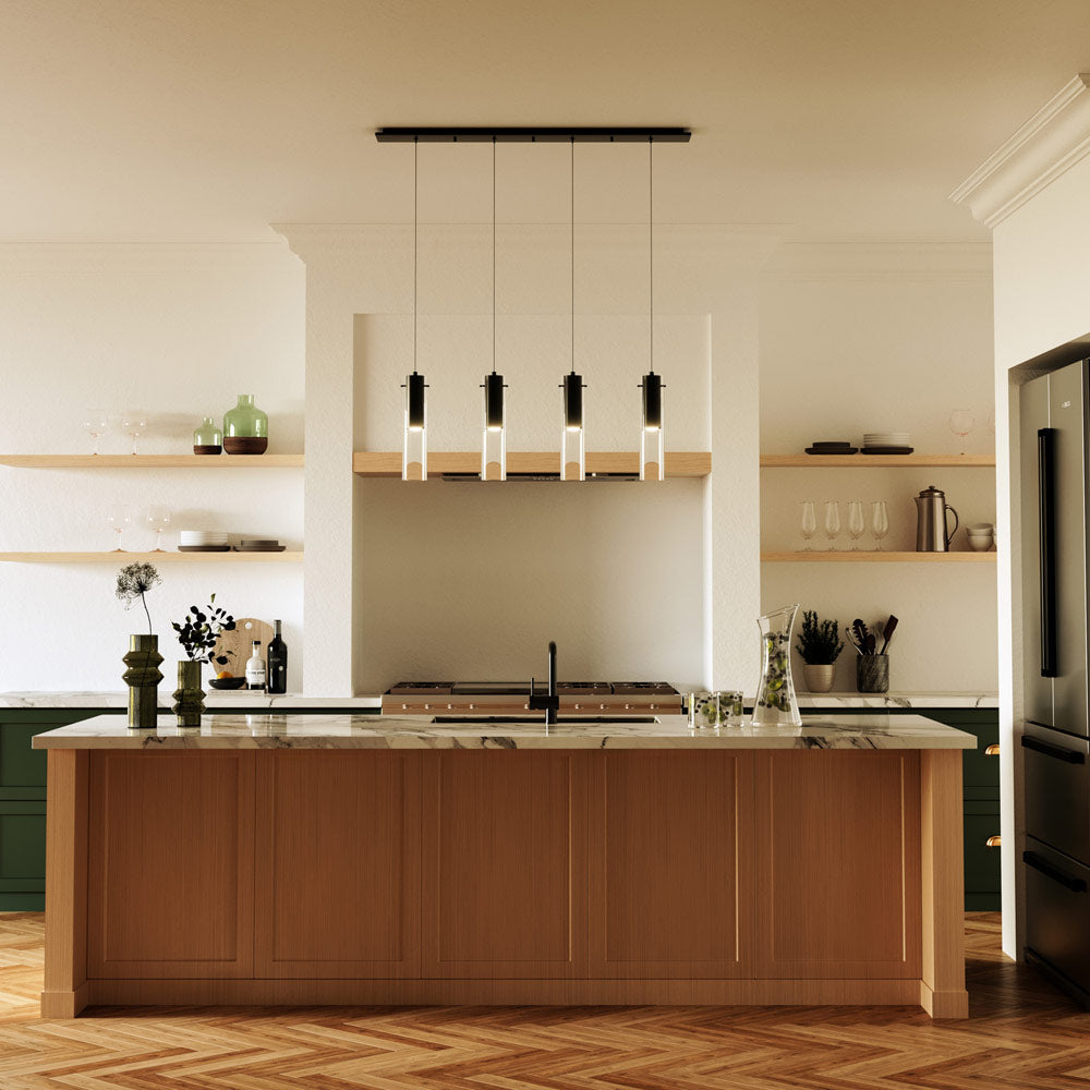 Lena Multi Light LED Pendant Light in kitchen.
