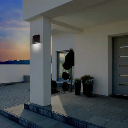 Lenox Outdoor LED Wall Light in Outside Area.