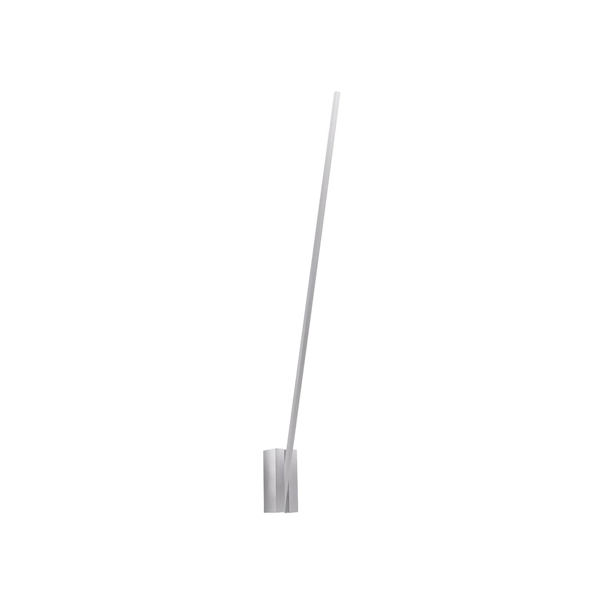 Lever LED Wall Light in Brushed Nickel (47.25-Inch).
