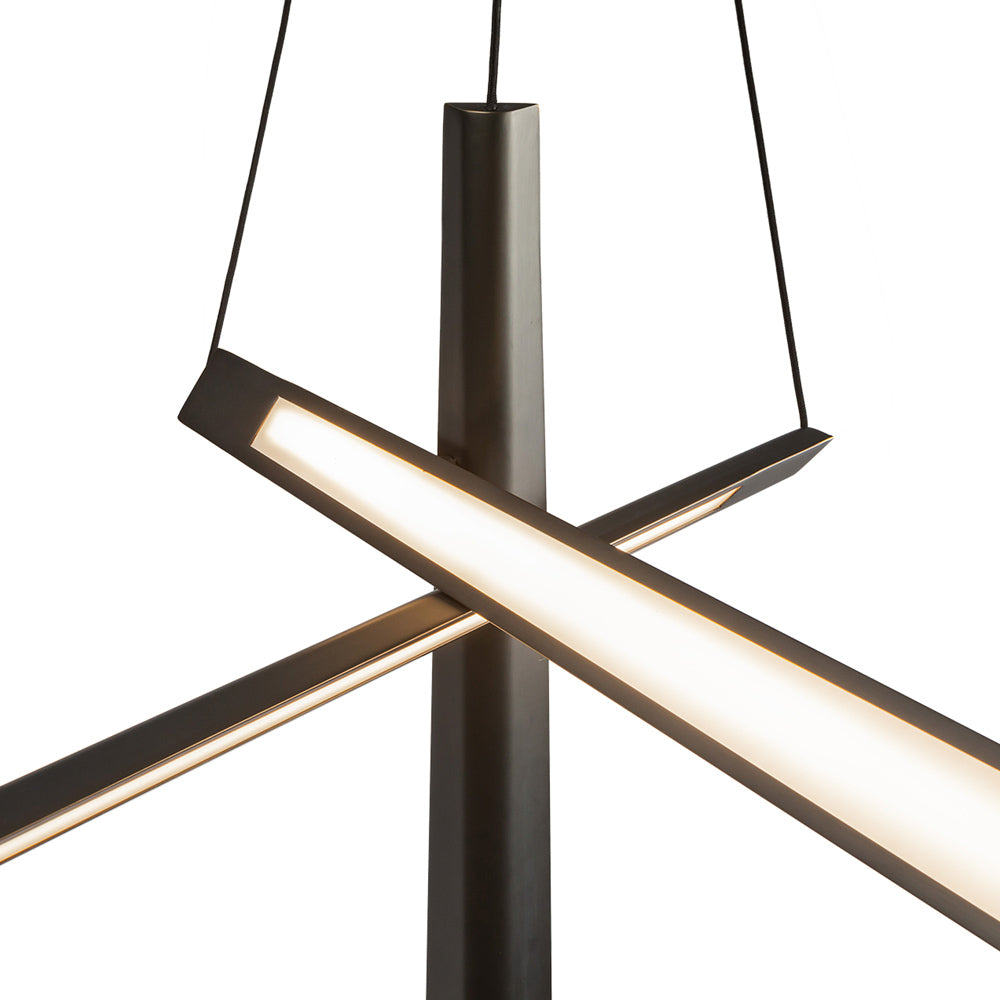 Lex LED Chandelier in Detail.