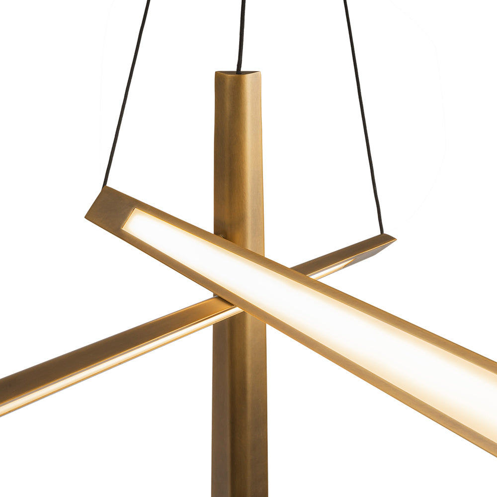 Lex LED Chandelier in Detail.