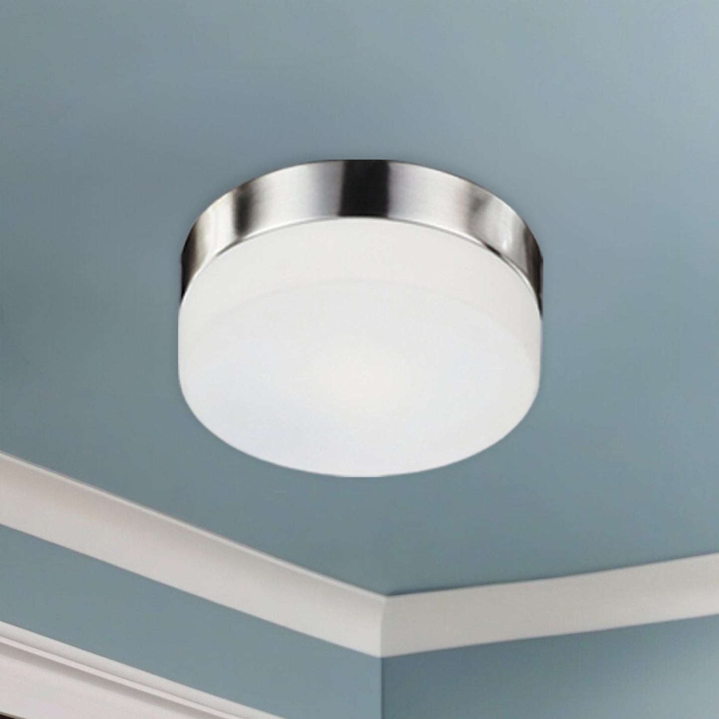 Lomita Flush Mount Ceiling Light in Detail.