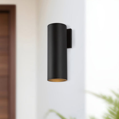 Lorna Cylinder Outdoor LED Wall Light in Detail.