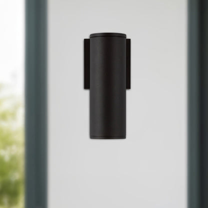Lorna Cylinder Outdoor LED Wall Light in Detail.
