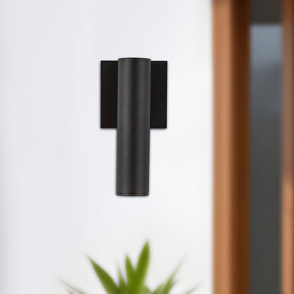Lorna Cylinder Outdoor LED Wall Light in Detail.