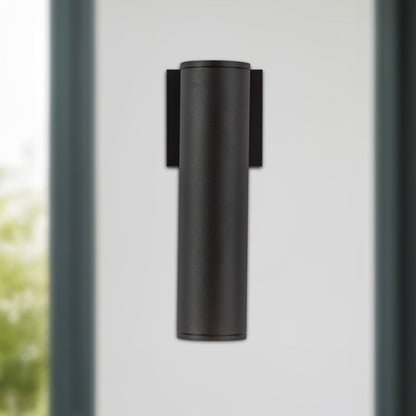 Lorna Cylinder Outdoor LED Wall Light in Detail.
