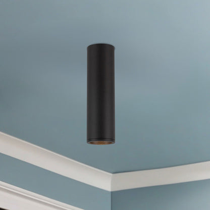 Lorna LED Concrete Flush Mount Ceiling Light in Detail.