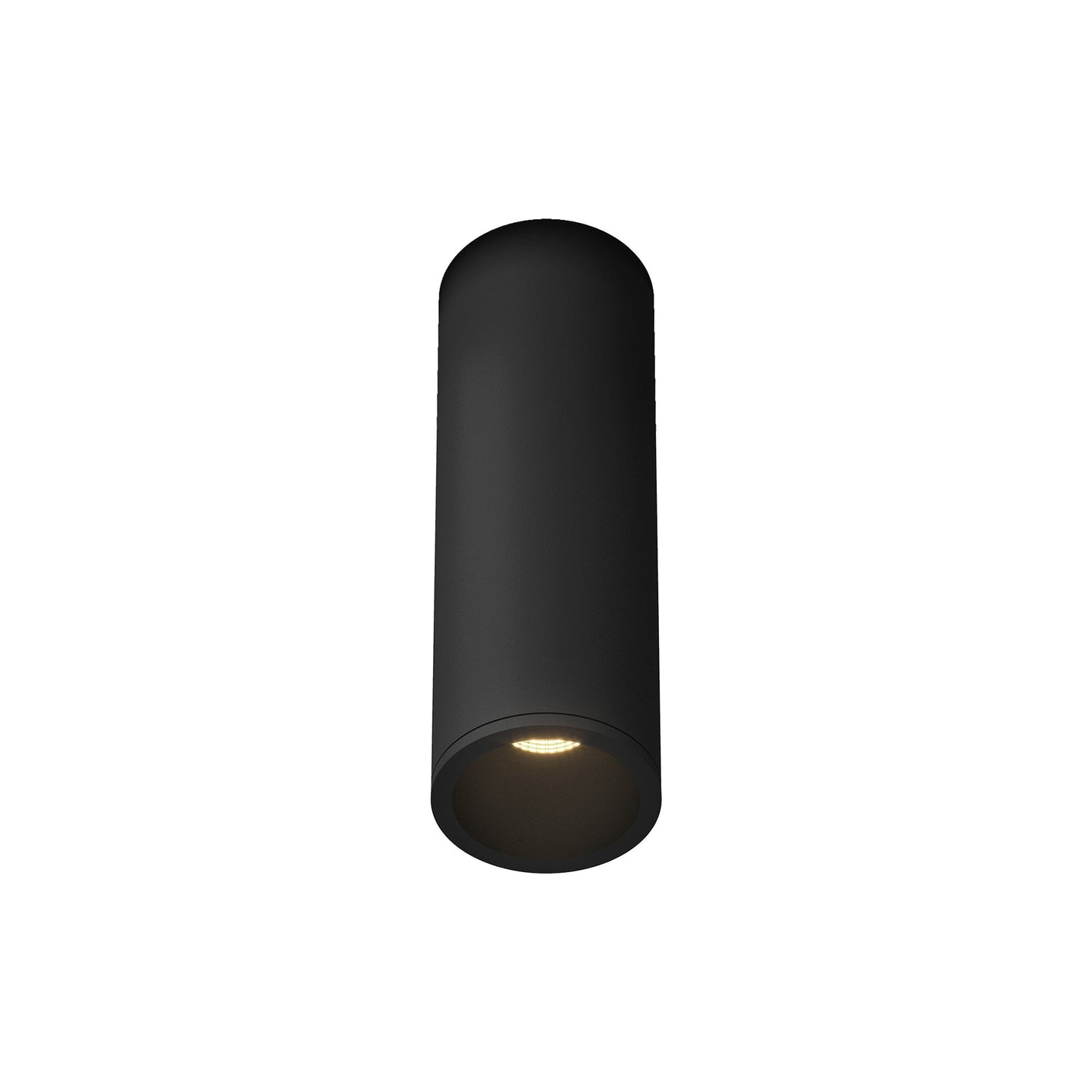 Lorna LED Flush Mount Ceiling Light in Black (10W/2.25-Inch).