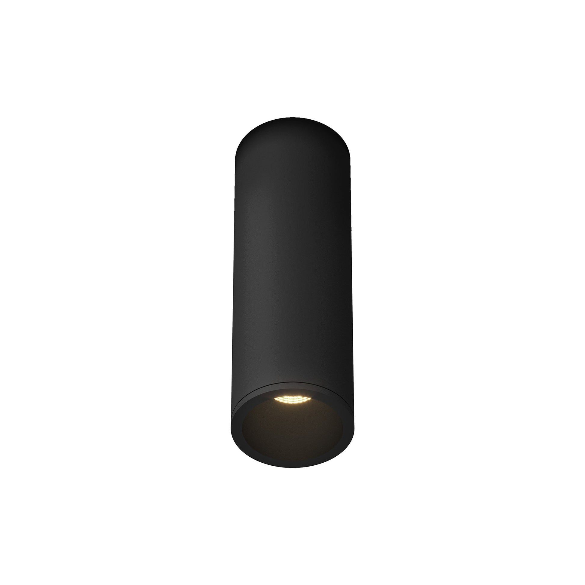 Lorna LED Flush Mount Ceiling Light in Black (10W/2.25-Inch).
