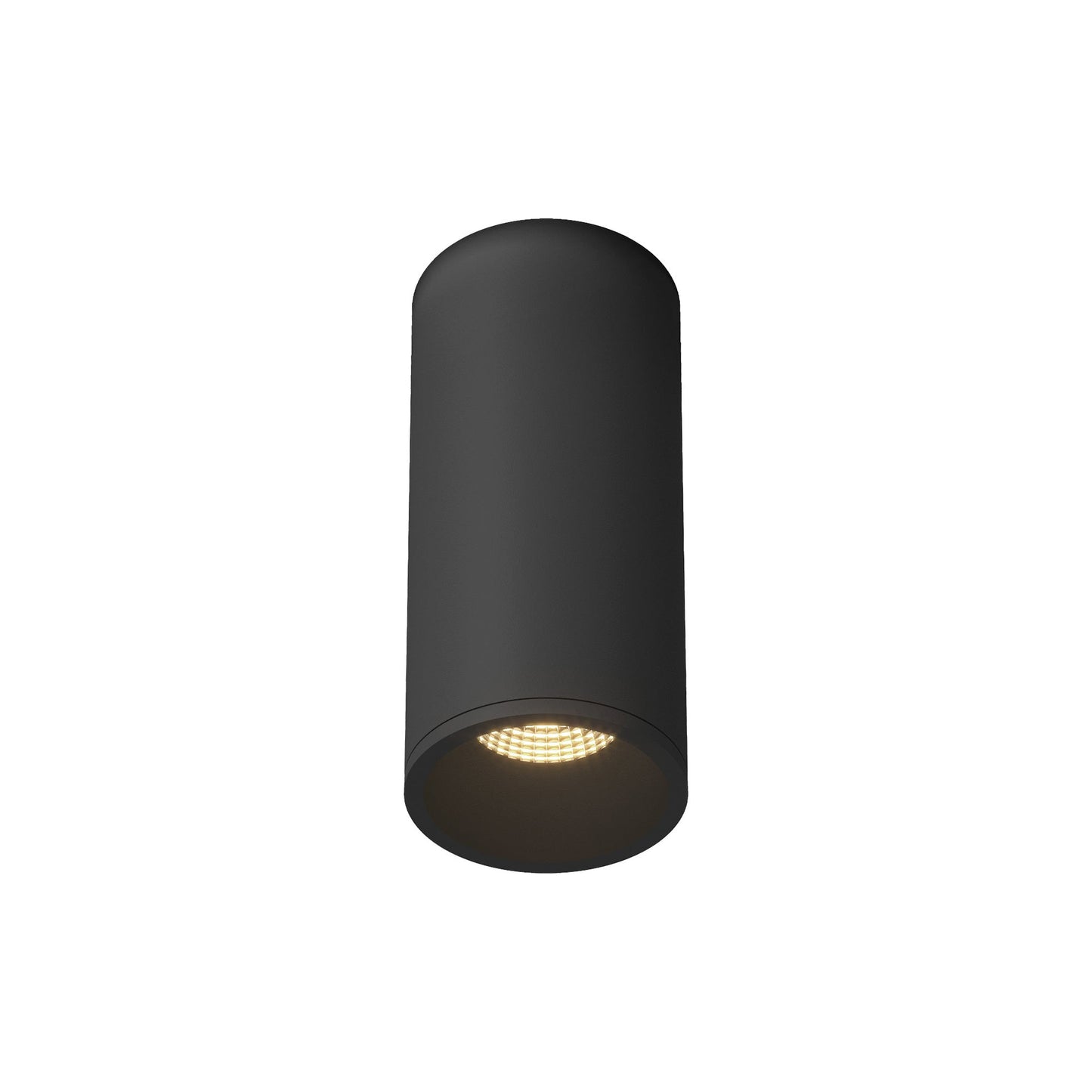 Lorna LED Flush Mount Ceiling Light in Black (14W/3.25-Inch).